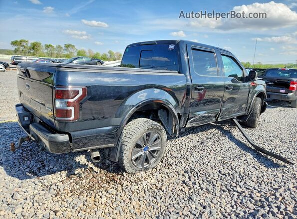 1FTEW1EP3JFD50849 2018 FORD F150 Black Tył prawy