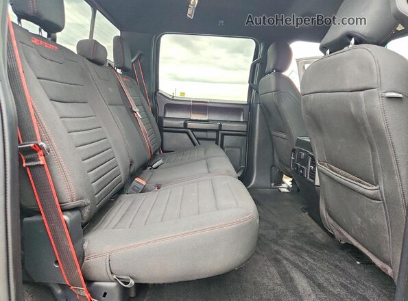 1FTEW1EP3KFD31705 2019 FORD F150 Charcoal უკანა სავარძლების ხედი