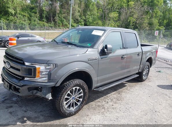 1FTEW1EP3LFB64831 2020 FORD F150 Серый Передняя левая четверть
