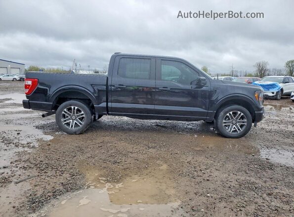 1FTEW1EP3PFA55601 2023 FORD F150 Black Widok komory silnika