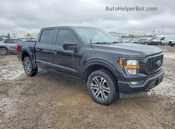 1FTEW1EP3PFA55601 2023 FORD F150 Black Przód prawy
