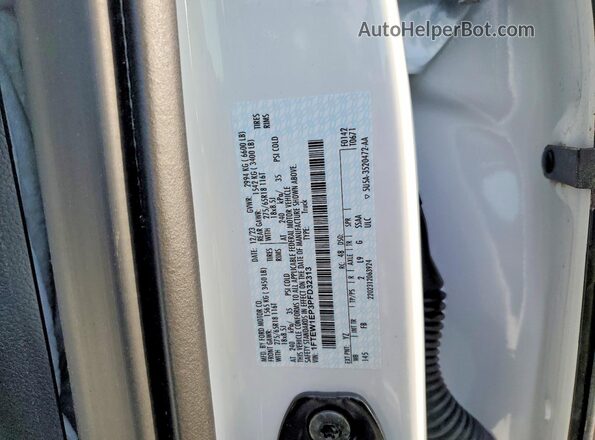 1FTEW1EP3PFD32313 2023 FORD F150 White Вид підкапотного простору