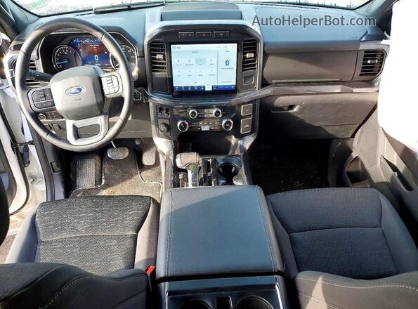 1FTEW1EP3PFD32313 2023 FORD F150 White Вид панелі приладів