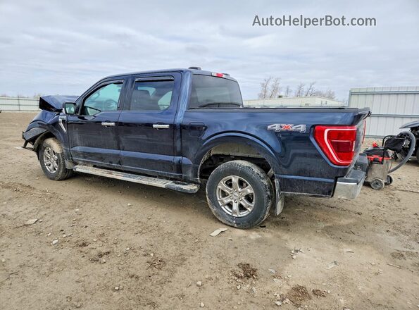 1FTEW1EP3PFD33672 2023 FORD F150 Blue Հետևի ձախ