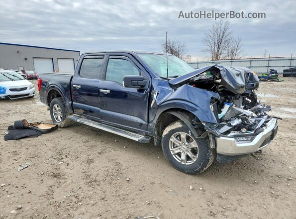 1FTEW1EP3PFD33672 2023 FORD F150 Blue Առջևի աջ