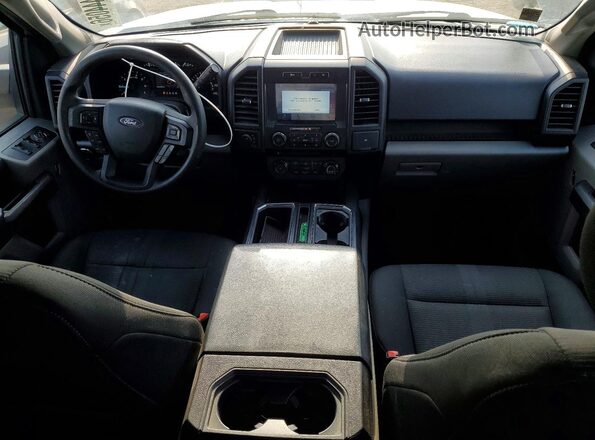 1FTEW1EP4JFD10487 2018 FORD F150 Белый Вид панели приборов