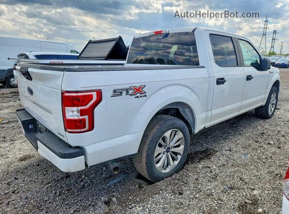1FTEW1EP4JFD10487 2018 FORD F150 Белый Задняя правая четверть