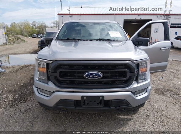 1FTEW1EP4NFB18623 2022 FORD F150 Серебряный Вид спереди