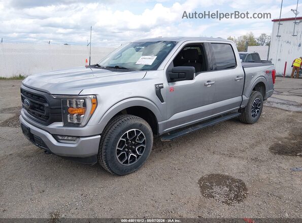 1FTEW1EP4NFB18623 2022 FORD F150 Серебряный Передняя левая четверть