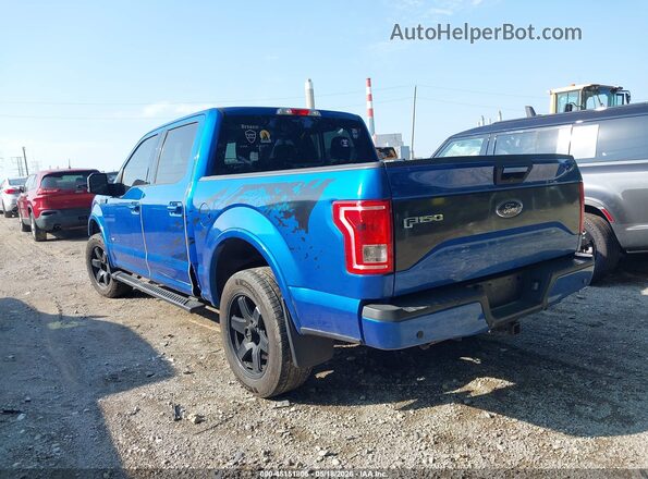 1FTEW1EP5GFC09080 2016 FORD F150 Синий Задняя левая четверть