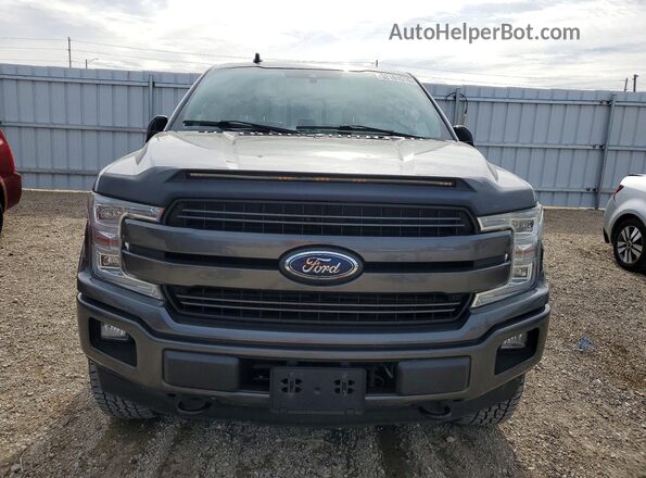 1FTEW1EP5KFC71474 2019 FORD F150 Gray Դիմացի տեսք