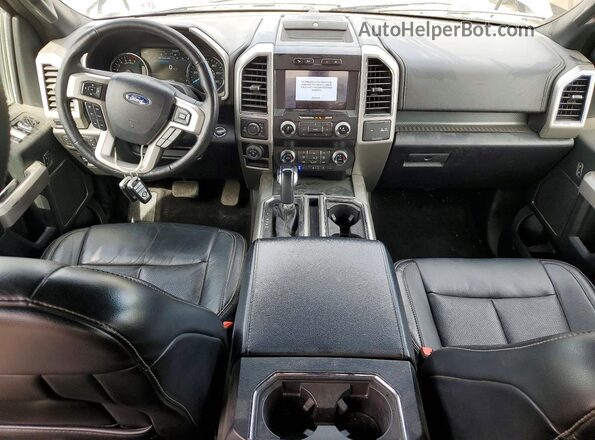 1FTEW1EP5KFC71474 2019 FORD F150 Gray Առջևի վահանակի տեսք