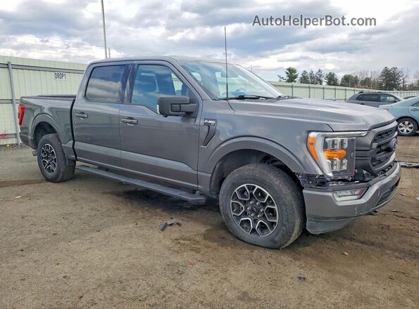 1FTEW1EP5NKE12958 2022 FORD F150 Gray Przód prawy