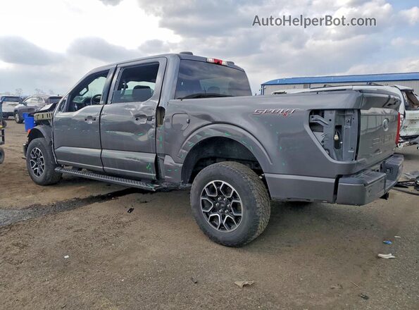 1FTEW1EP5NKE12958 2022 FORD F150 Gray Tył lewy