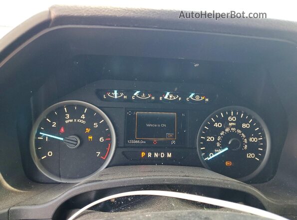 1FTEW1EP6JFA85652 2018 FORD F150 Серый Вид щитка приборов