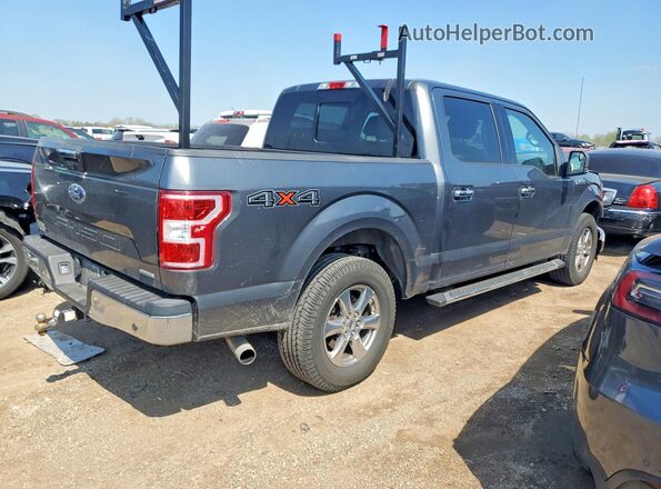 1FTEW1EP6JFA85652 2018 FORD F150 Серый Задняя правая четверть