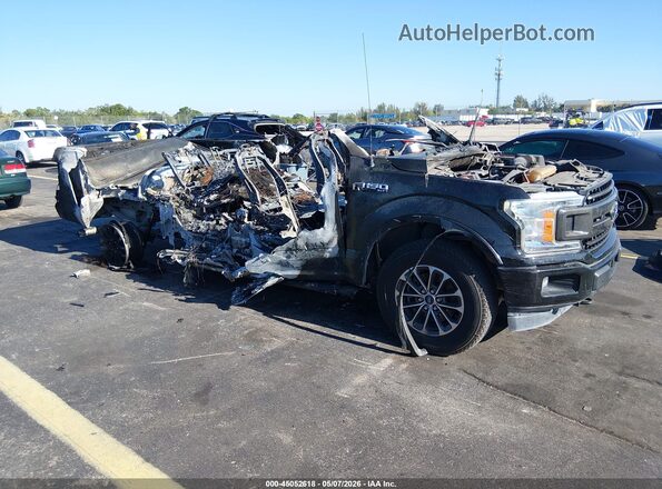 1FTEW1EP6JFD27520 2018 FORD F150 Gray Przód prawy