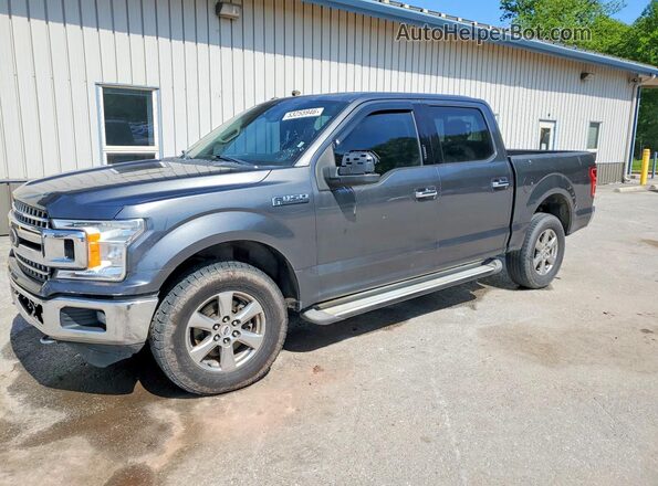 1FTEW1EP6JFD78466 2018 FORD F150 Gray Przód lewy