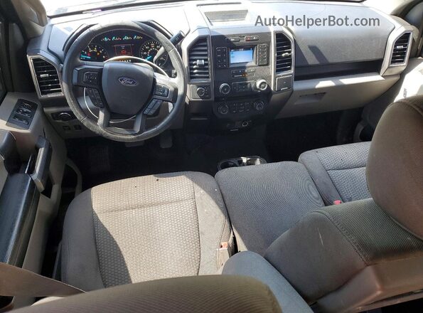 1FTEW1EP6JFD78466 2018 FORD F150 Gray Widok deski rozdzielczej