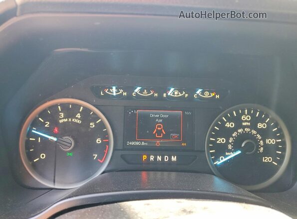 1FTEW1EP6JFD78466 2018 FORD F150 Gray Widok zestawu wskaźników