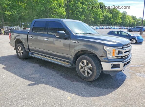 1FTEW1EP6JFD78466 2018 FORD F150 Gray Przód prawy