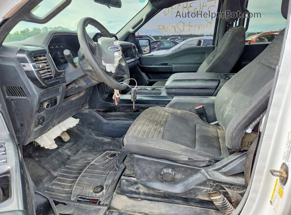 1FTEW1EP6PFC21545 2023 FORD F150 White Вид салону спереду