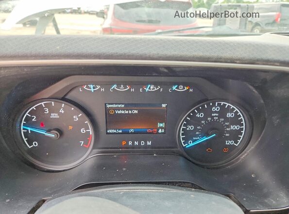 1FTEW1EP6PFC21545 2023 FORD F150 White Вид щитка приладів