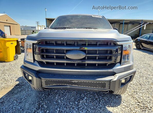 1FTEW1EP6PFD34055 2023 FORD F150 Gray Front view
