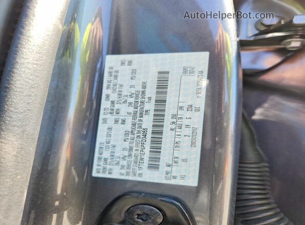 1FTEW1EP6PFD34055 2023 FORD F150 Gray Engine compartment view