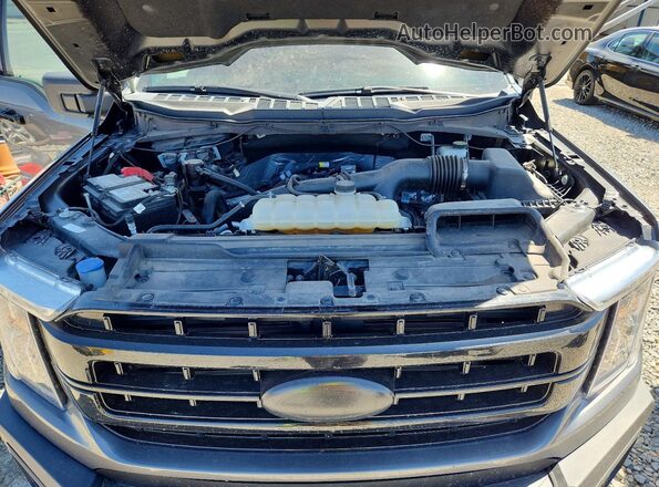 1FTEW1EP6PFD34055 2023 FORD F150 Gray Rear interior view