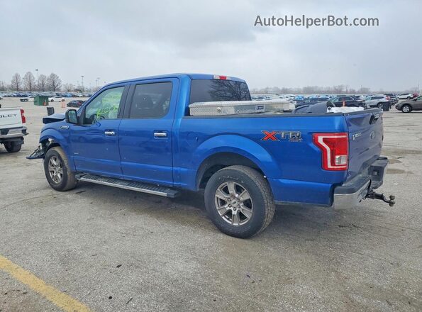 1FTEW1EP7HFC52935 2017 FORD F150 Синий Задняя левая четверть