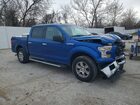 2017 Ford F150 Supercrew Синий vin: 1FTEW1EP7HFC52935