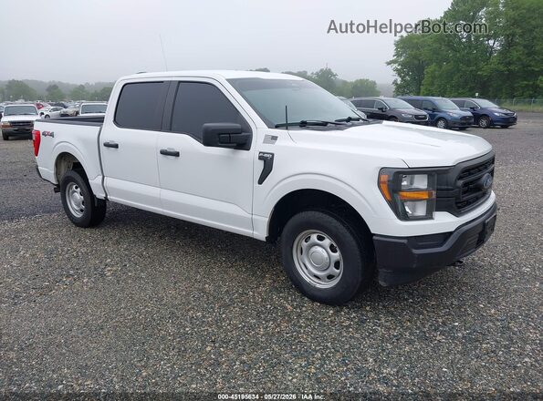 1FTEW1EP7PKF10053 2023 FORD F150 Белый Передняя правая четверть