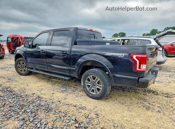 1FTEW1EP8GKE34052 2016 FORD F150 Черный Задняя левая четверть