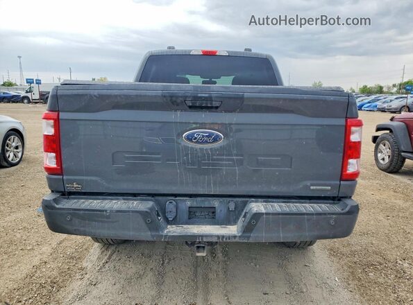 1FTEW1EP8MFB54104 2021 FORD F150 Gray Vista trasera