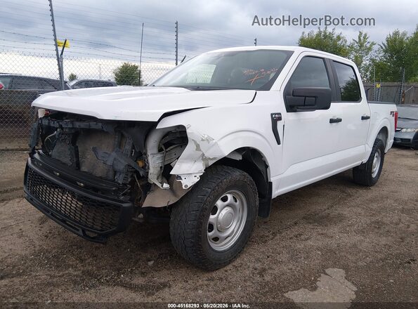 1FTEW1EP8MKE95803 2021 FORD F150 White Przód lewy