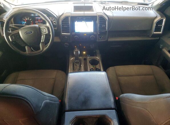 1FTEW1EP9GFB00069 2016 FORD F150 Black წინა პანელის ხედი