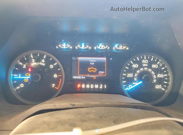 1FTEW1EP9GFB00069 2016 FORD F150 Black ხელსაწყოთა პანელის ხედი
