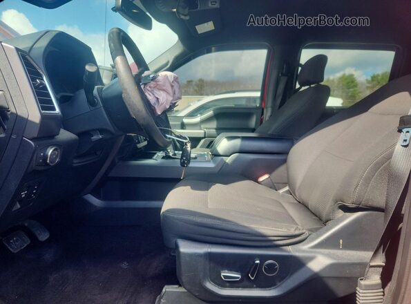 1FTEW1EP9GFB80179 2016 FORD F150 Бордовый Вид салона спереди
