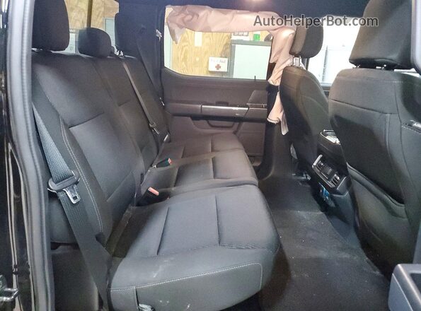 1FTEW1EP9NFC09323 2022 FORD F150 Black Vista de los asientos traseros