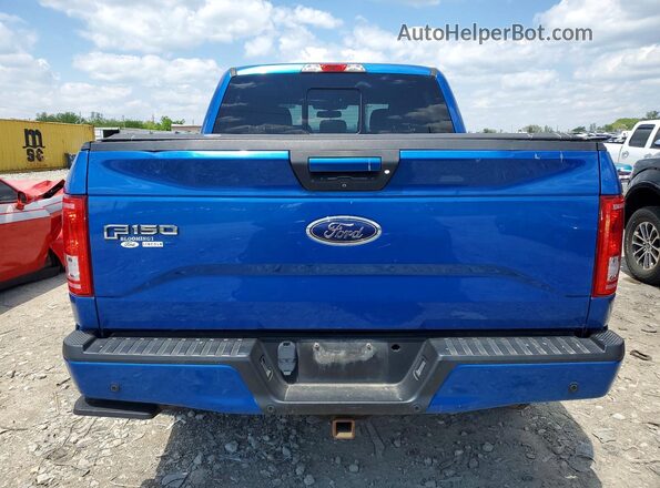 1FTEW1EPXGFA61637 2016 FORD F150 Синий Вид сзади