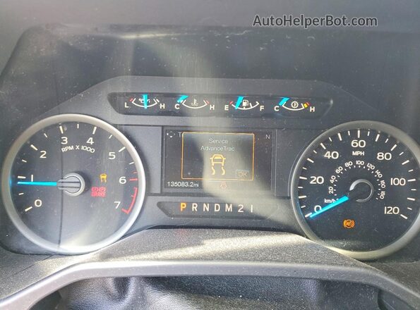 1FTEW1EPXGFA61637 2016 FORD F150 Синий Вид щитка приборов