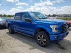 2016 Ford F150 Supercrew Синий vin: 1FTEW1EPXGFA61637