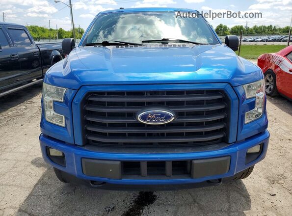 1FTEW1EPXGFA61637 2016 FORD F150 Синий Вид спереди