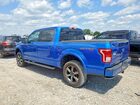 2016 Ford F150 Supercrew Синий vin: 1FTEW1EPXGFA61637
