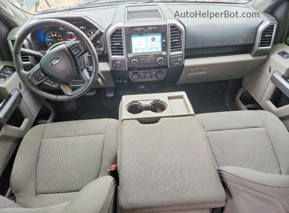 1FTEW1EPXHKC43783 2017 FORD F150 Серый Вид панели приборов