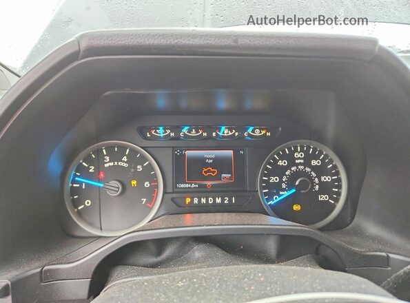 1FTEW1EPXHKC43783 2017 FORD F150 Серый Вид щитка приборов