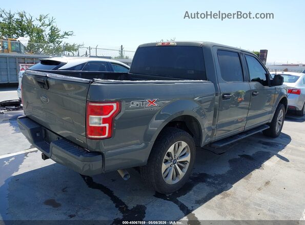 1FTEW1EPXJFB29183 2018 FORD F150 Серый Задняя правая четверть