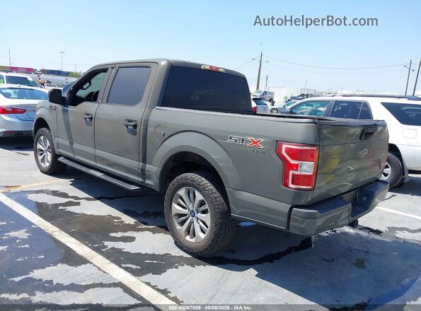 1FTEW1EPXJFB29183 2018 FORD F150 Серый Задняя левая четверть