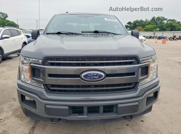 1FTEW1EPXJFD68166 2018 FORD F150 Gray Vista frontal